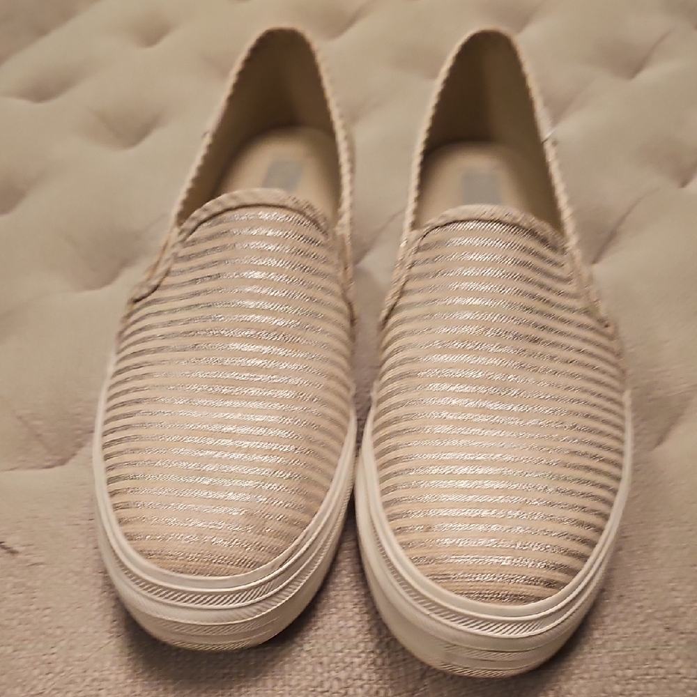 Keds Women's Cream Slip-On Sneakers